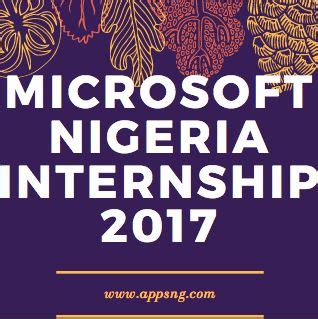 microsoft nigeria internship